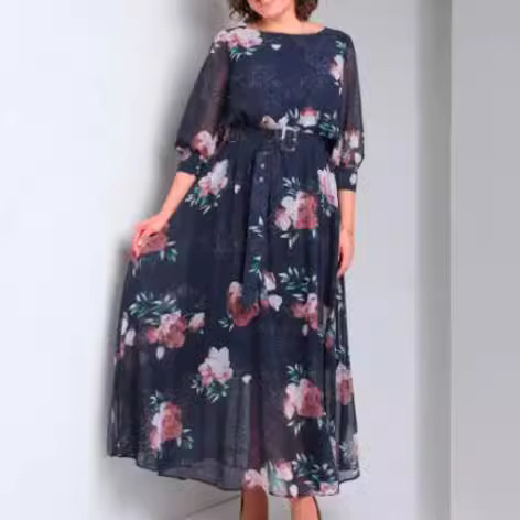 ?【S-5XL】2025 New Spring Print Dress