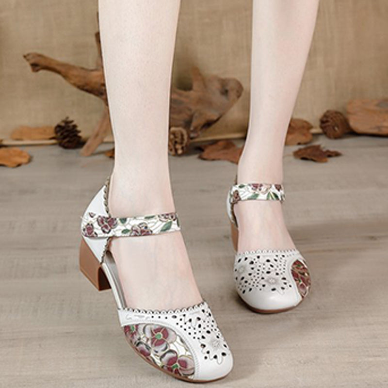 Wygodne damskie sandały w stylu vintage