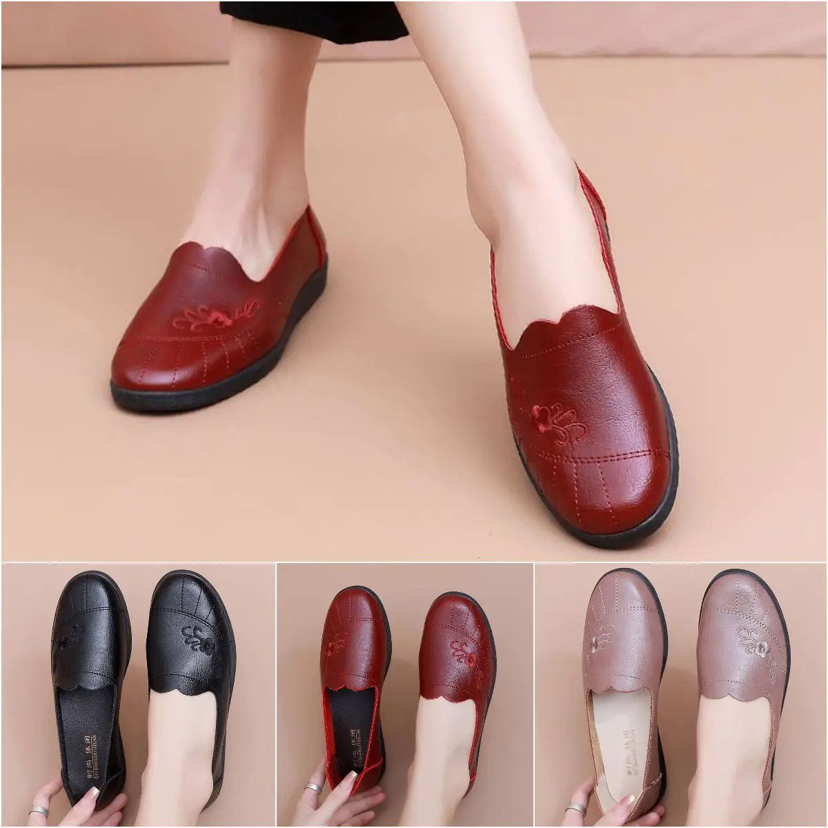 ?49% ZNIŻKI?35-41 Wygodne, miękkie i oddychające ortopedyczne skórzane mokasyny