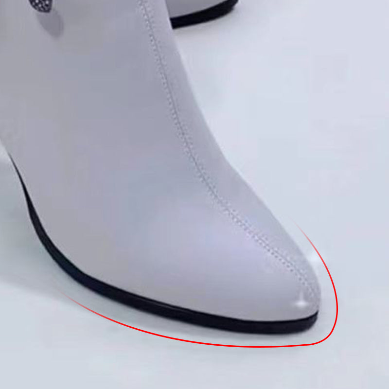 ?GORĄCA WYPRZEDAŻ 49% - Modne botki szpiczaste z kokardką