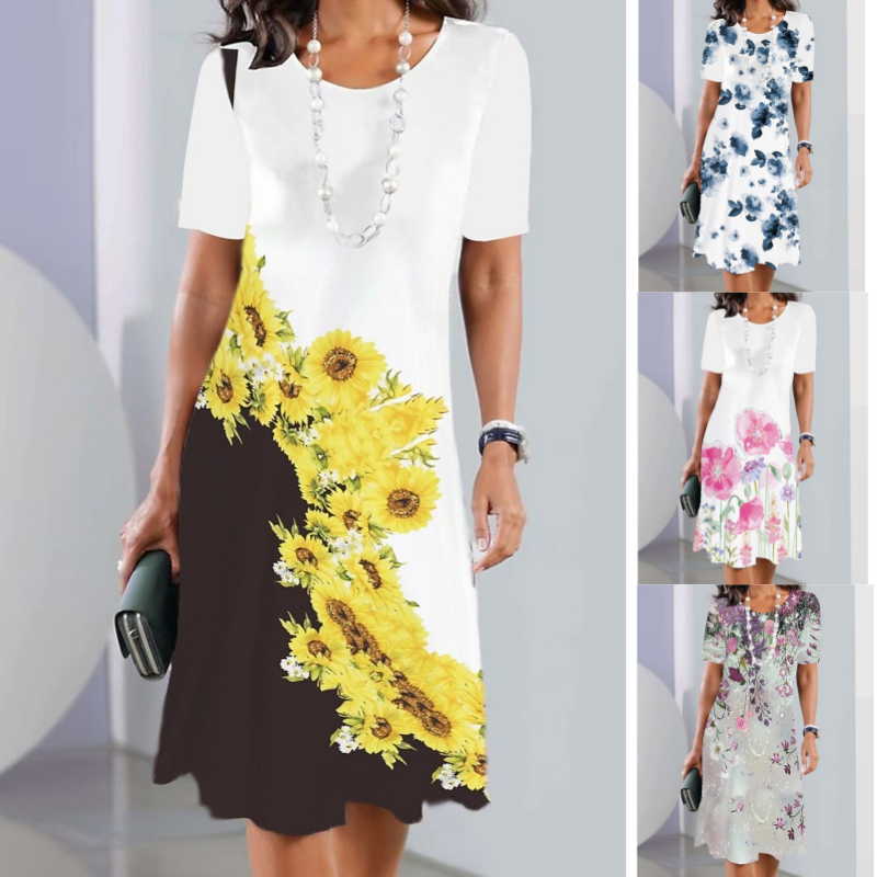 Damska sukienka do drukowania