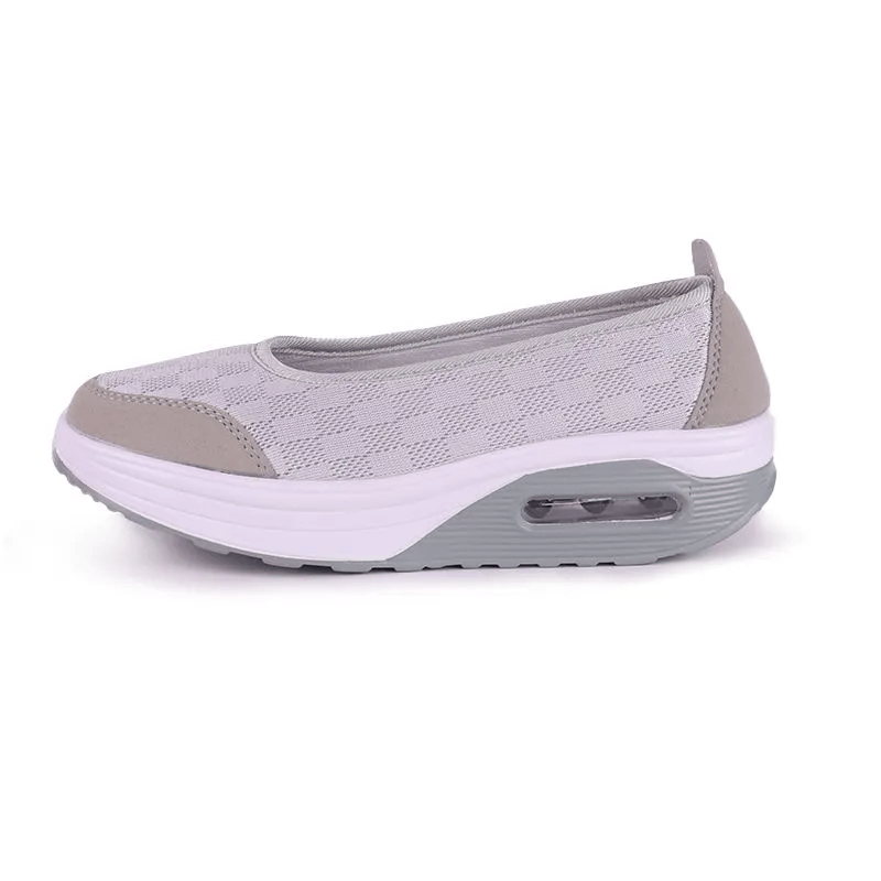 ✨?? Women's everyday comfortable, breathable, shock-resistant orthopedic slip-on sneakers with arch support