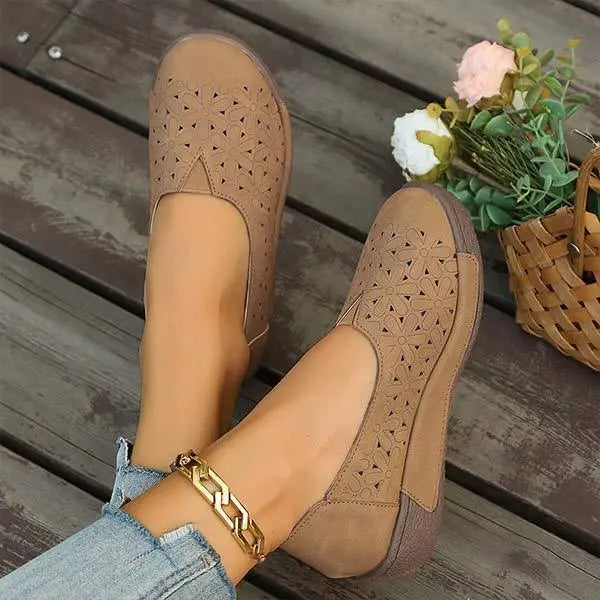 Buty damskie w kwiatowy print