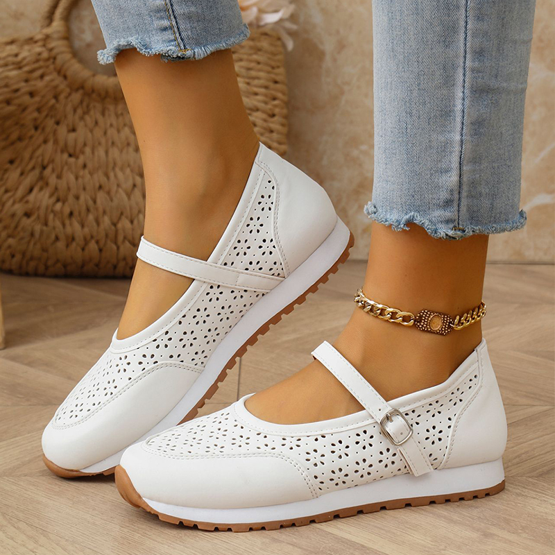 ?Promocja ostatniego dnia - 50% zniżki - Damskie oddychające skórzane buty ortopedyczne na co dzień